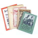 5 Bücher/ Hefte, 1. und 2. WK, "Jung-Deutschland-Bund", 1913, "Bayern im Kriege", 1914, "Der Sportf