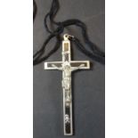 Brustkreuz eines katholischen Feldgeistlichen, 10x4,5 cm, 1.WK