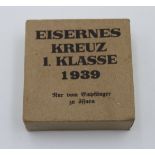 Pappschachtel, Eisernes Kreuz 1. Klasse 1939, original ?