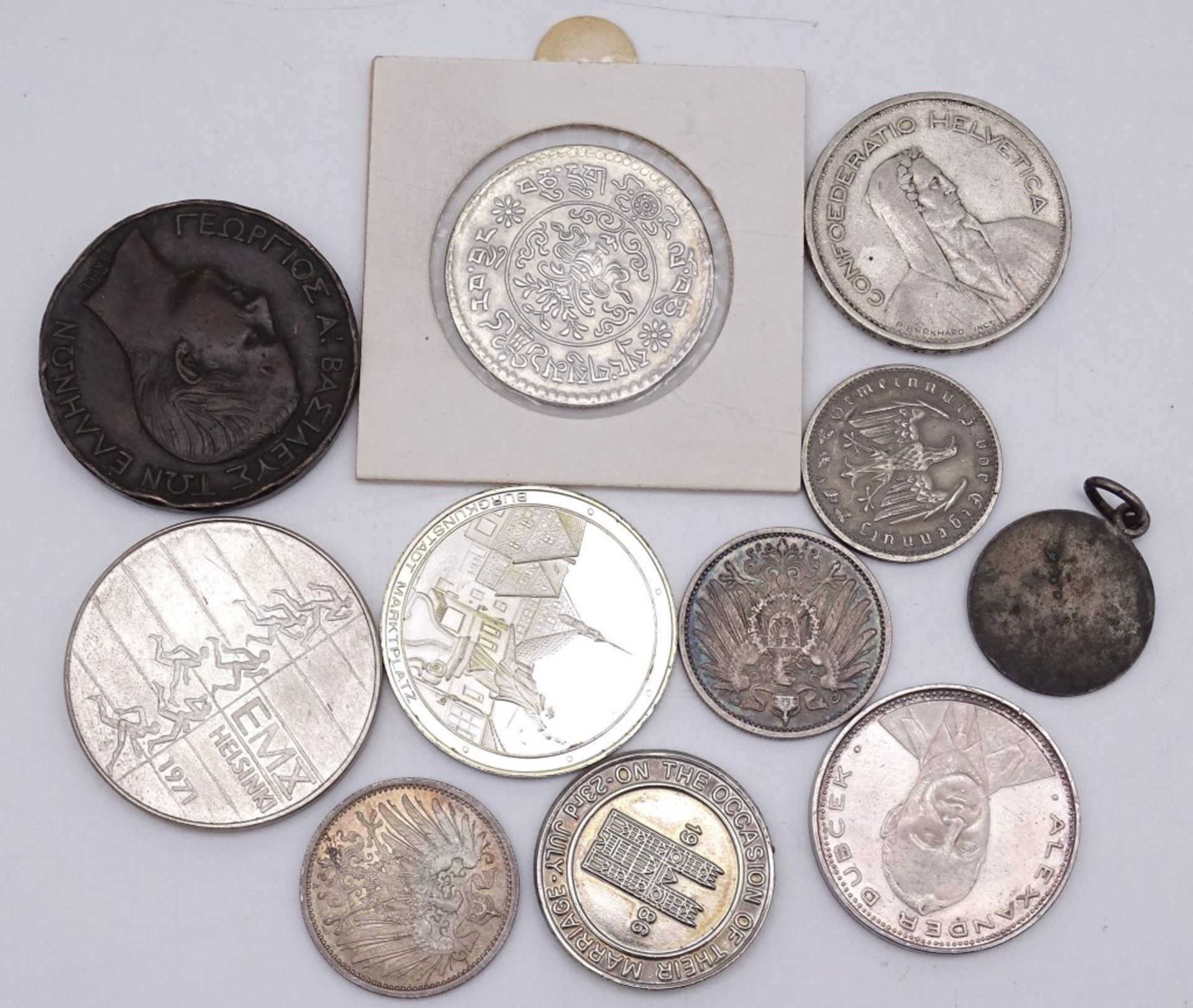 Konvolut Münzen / Medaillen aus aller Welt, teilw. Silber - Bild 3 aus 3