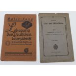 2x div. Kurzschrift und Geschäftsbriefe in Redeschrift, 1903/1913