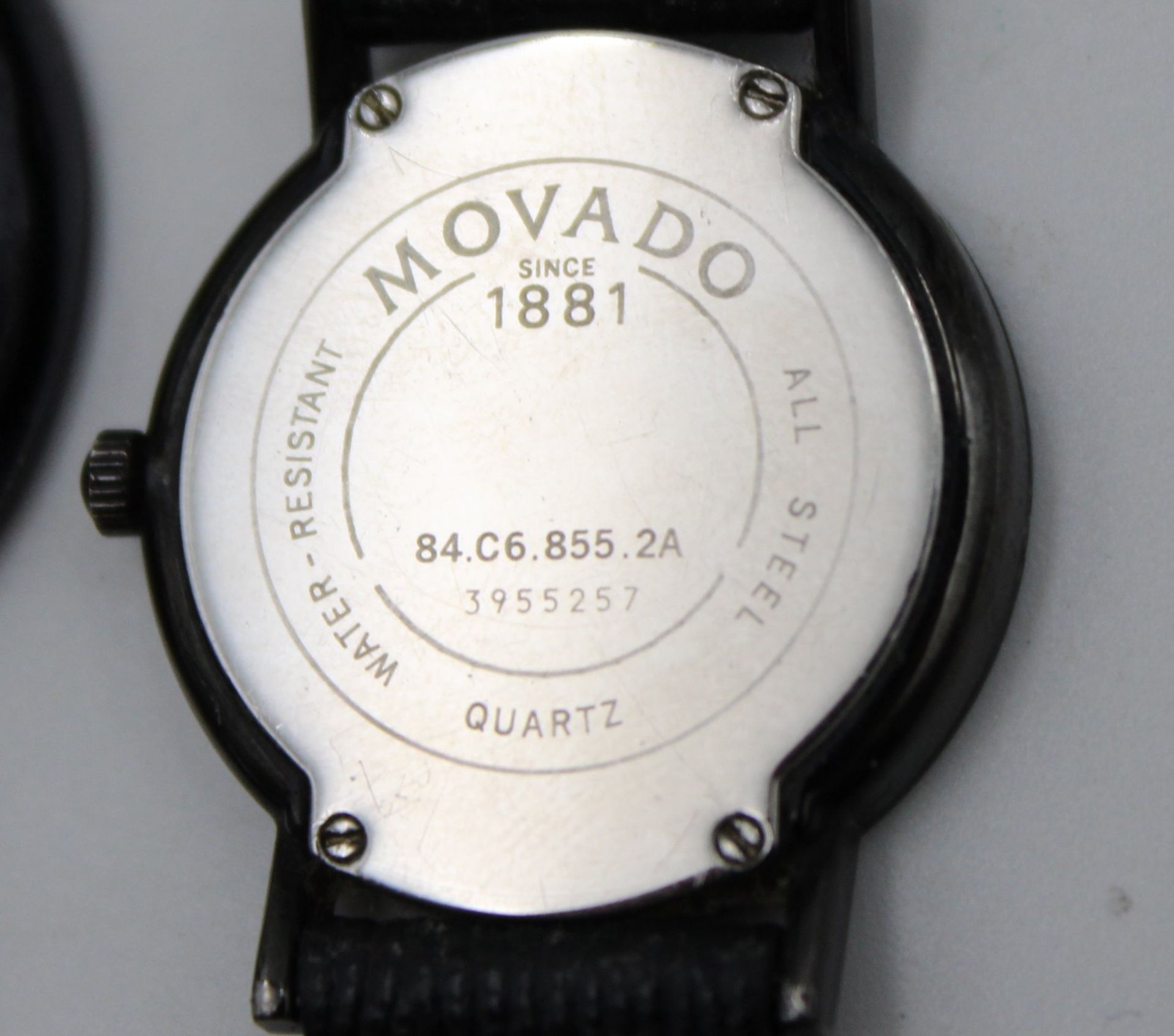 2x Damen-Armbanduhren, Movado und Raymond Weil, Quarzwerke, Funktionen nicht geprüft. - Bild 7 aus 7