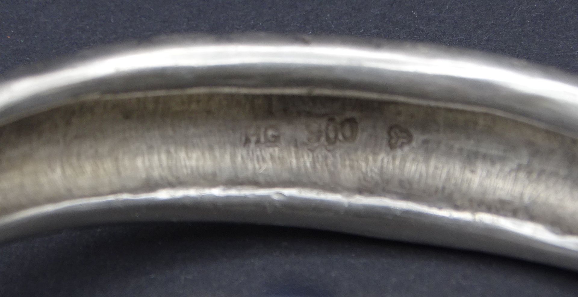 Damenuhr in Schlangenarmspange, Gehäuse: 835er-Silber, Spange: 900er-Silber, Quartzwerk, B. 4 cm, Ø - Bild 7 aus 8