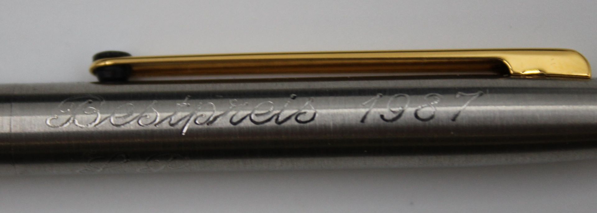 Kugelschreiber, Montblanc, in Etui, Gravur und datiert  1987 - Bild 2 aus 6