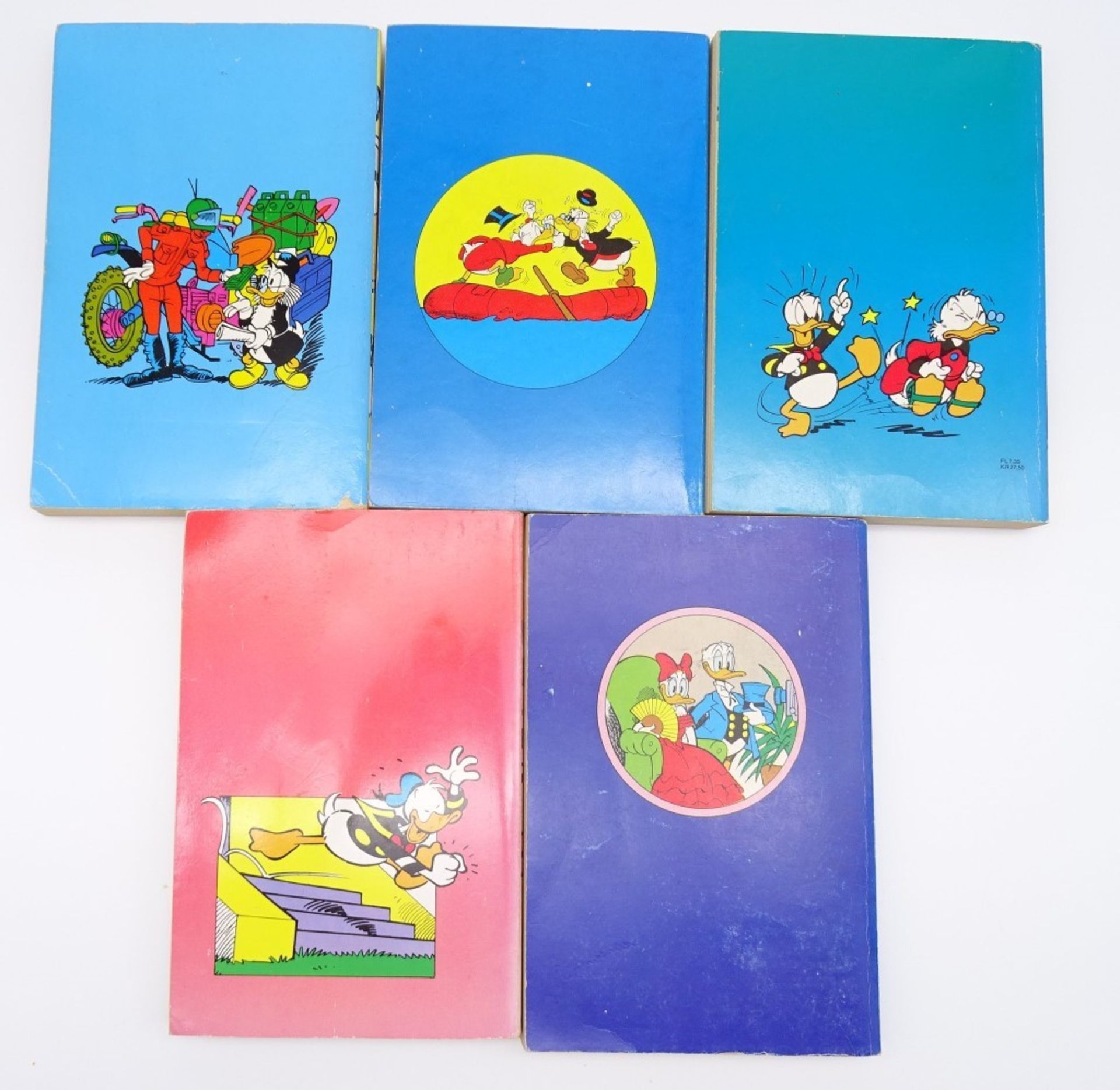 5 x Disney "Lustiges Taschenbücher", Nr. 99, 117, 132, 147, 153, leichte Gebrauchsspuren - Bild 2 aus 2