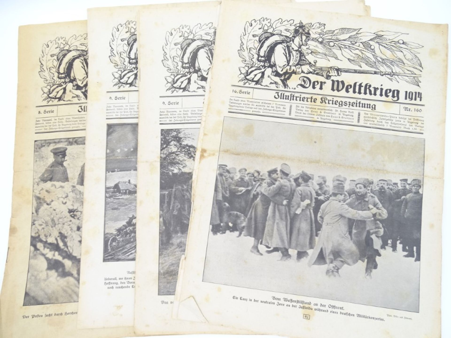 Ca. 35 Ausgaben "Der Weltkrieg 1914", mit Altersspuren - Bild 5 aus 5