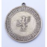 Ehrenmedaille des Deutschen Buchdrucker-Vereins für treue Mitarbeit,Silber 990, 45gr.