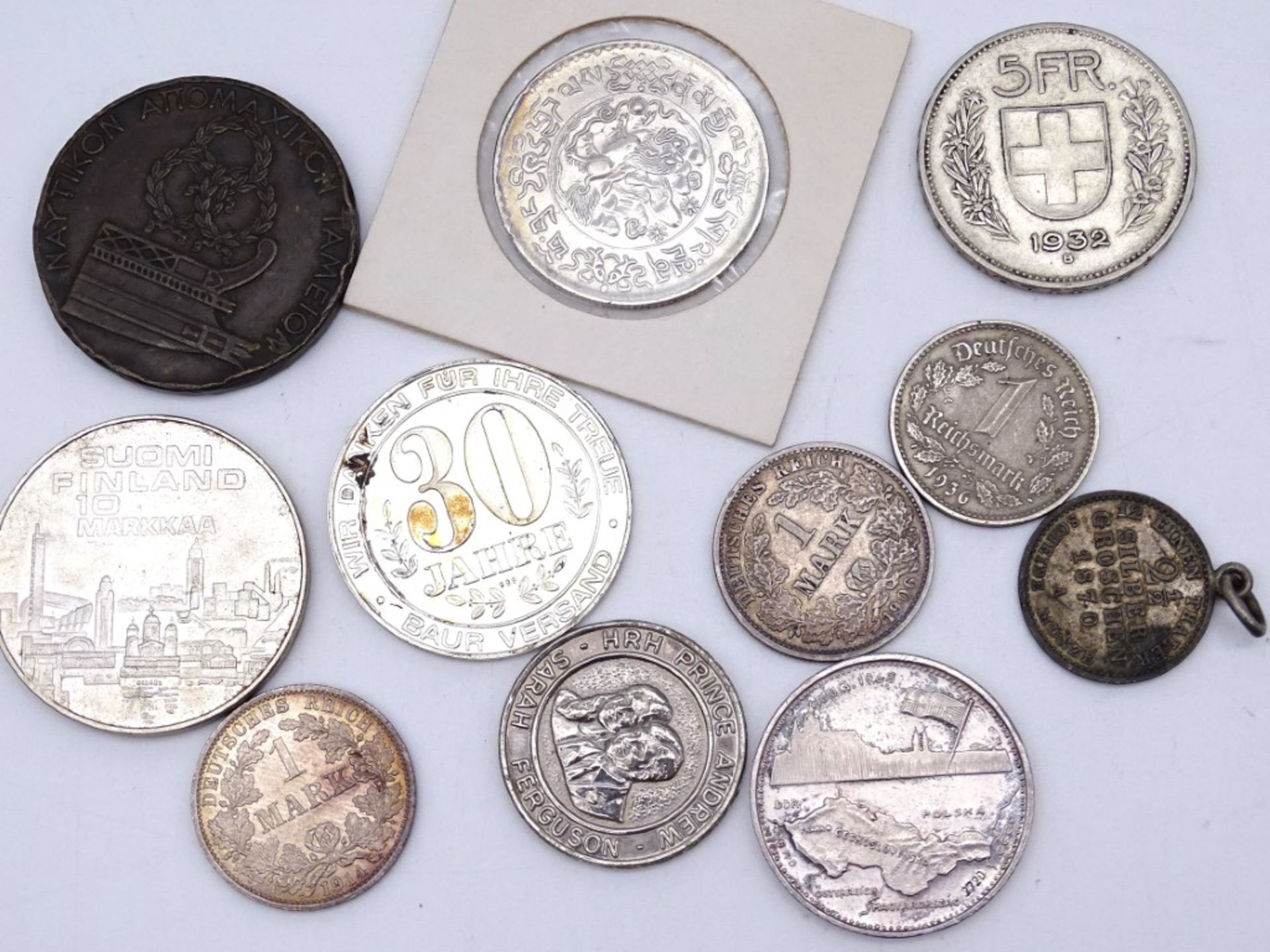 Konvolut Münzen / Medaillen aus aller Welt, teilw. Silber - Bild 2 aus 3