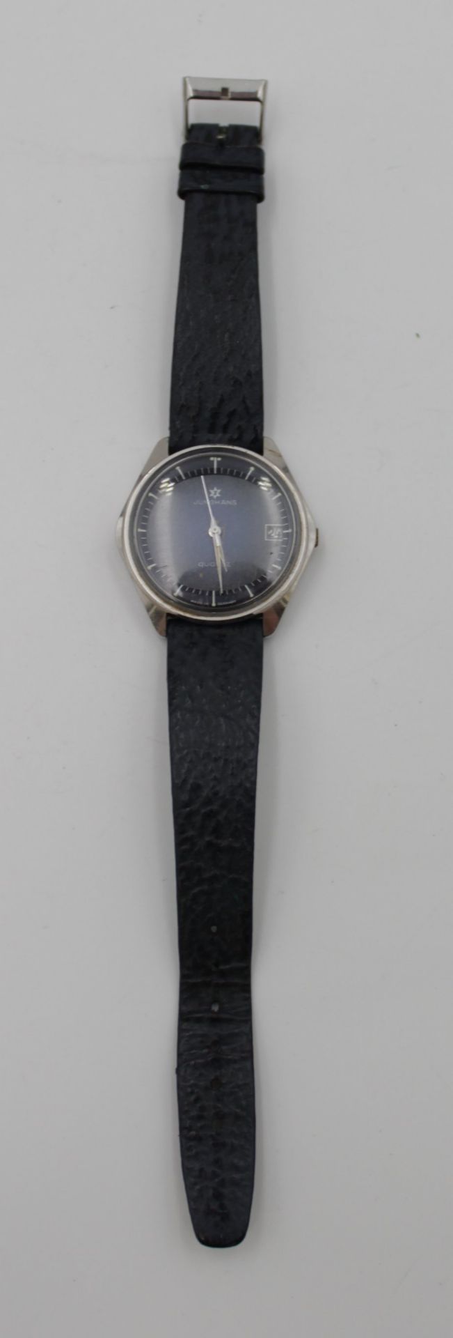 Herren-Armbanduhr, Junghans, Quarz, getragene Erhaltung, D-3,5cm.
