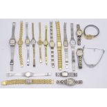 Großes Konvolut Damen Armbanduhren, Bulova,Citizen, Dugena,Seiko etc. Quartzwerke, Funktionen nicht