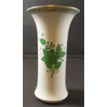 Vase "Herend" Apponyi grün, H-16,5 cm