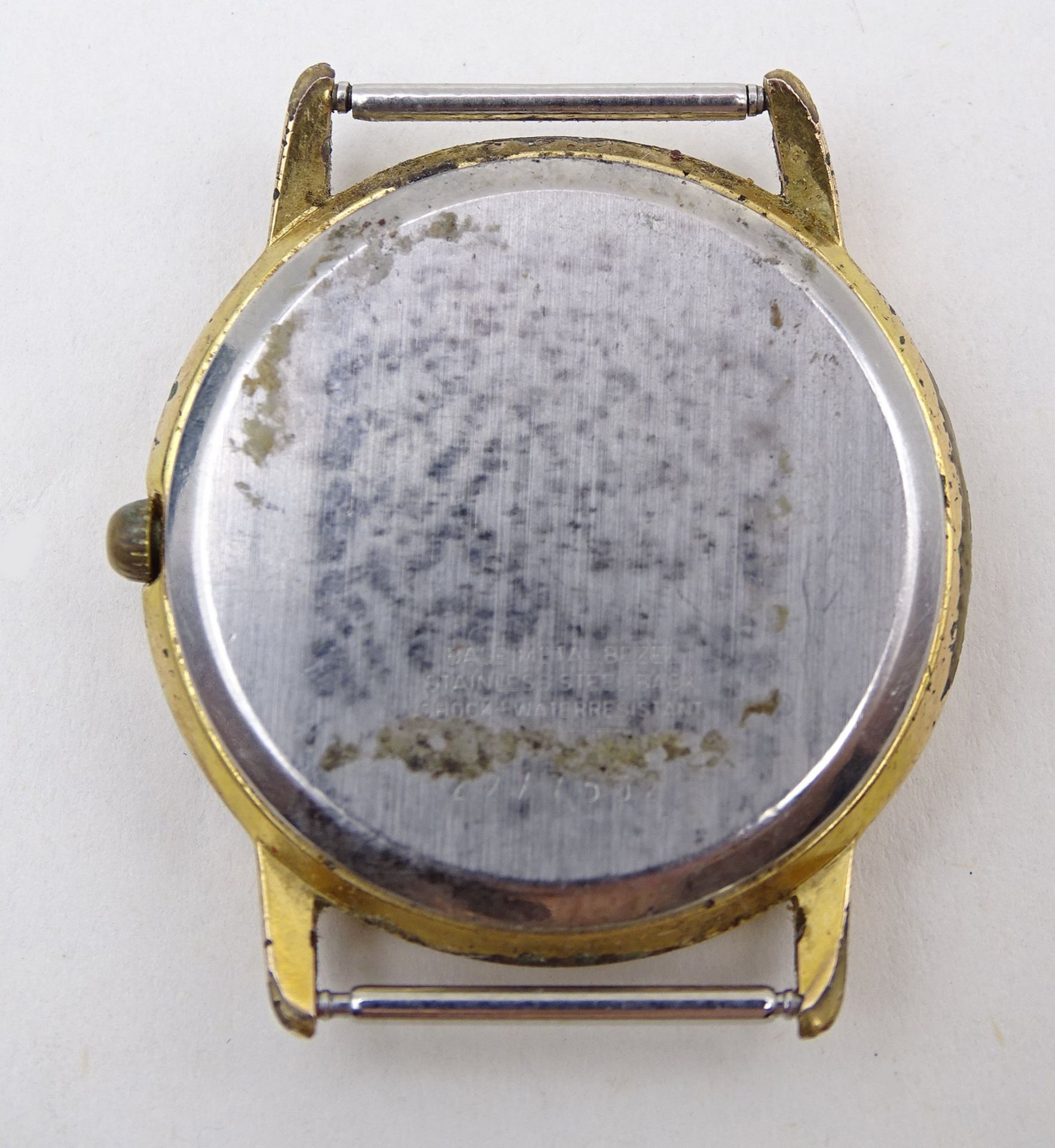 Armbanduhr Junghans Noblesse, Quartzwerk, Gehäuse Ø 3,2 cm, Werk steht, mit Alters- und Gebrauchssp - Bild 3 aus 4