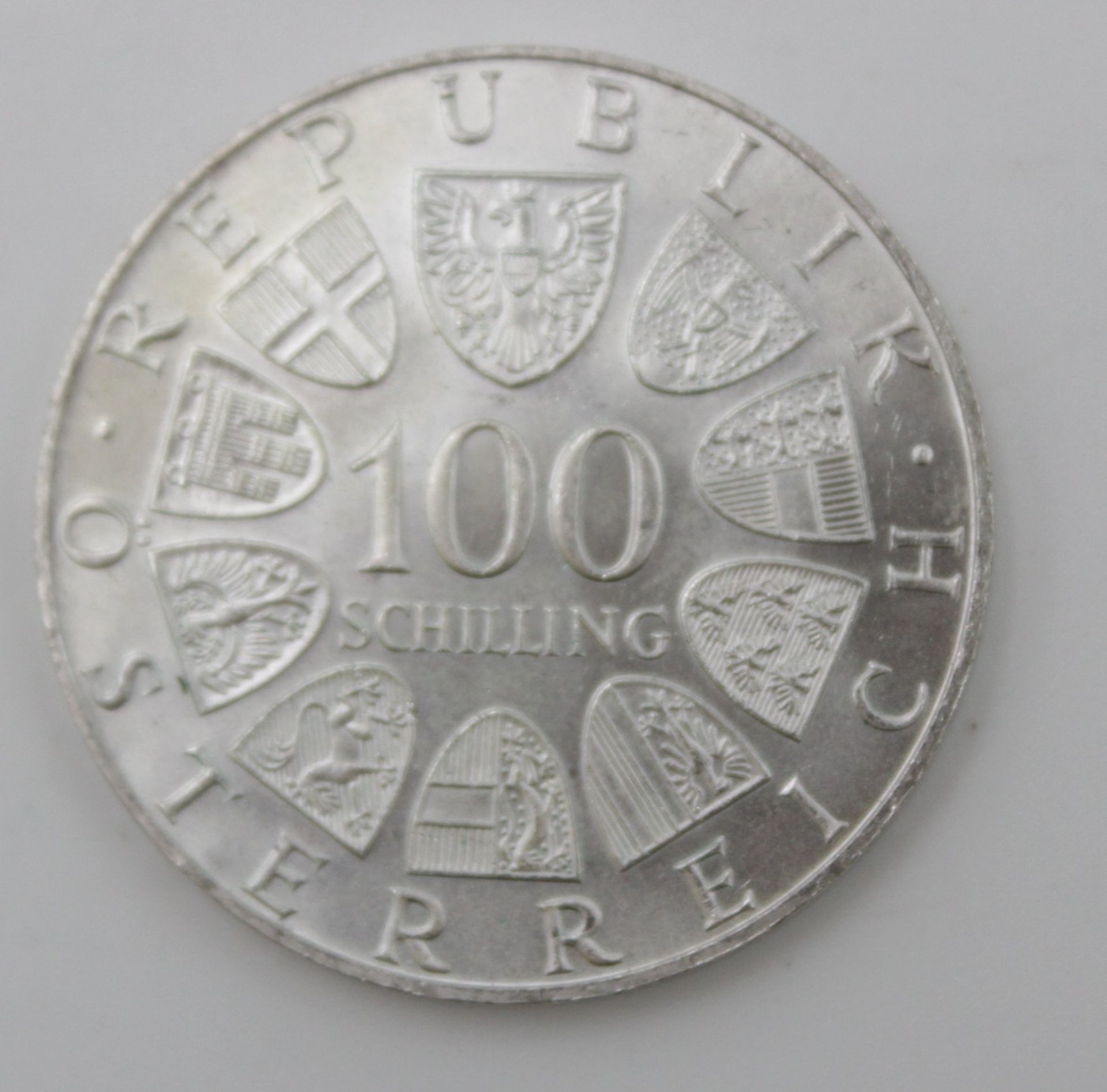 2100 Schilling, Österreich, 21 Münzen a 100 Schilling, Silber - Bild 5 aus 5
