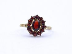 Granat Goldring 0.333 , 2,2g., RG 66