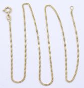 Halskette, GG 0.333 L. 42,5cm, 2,3g.