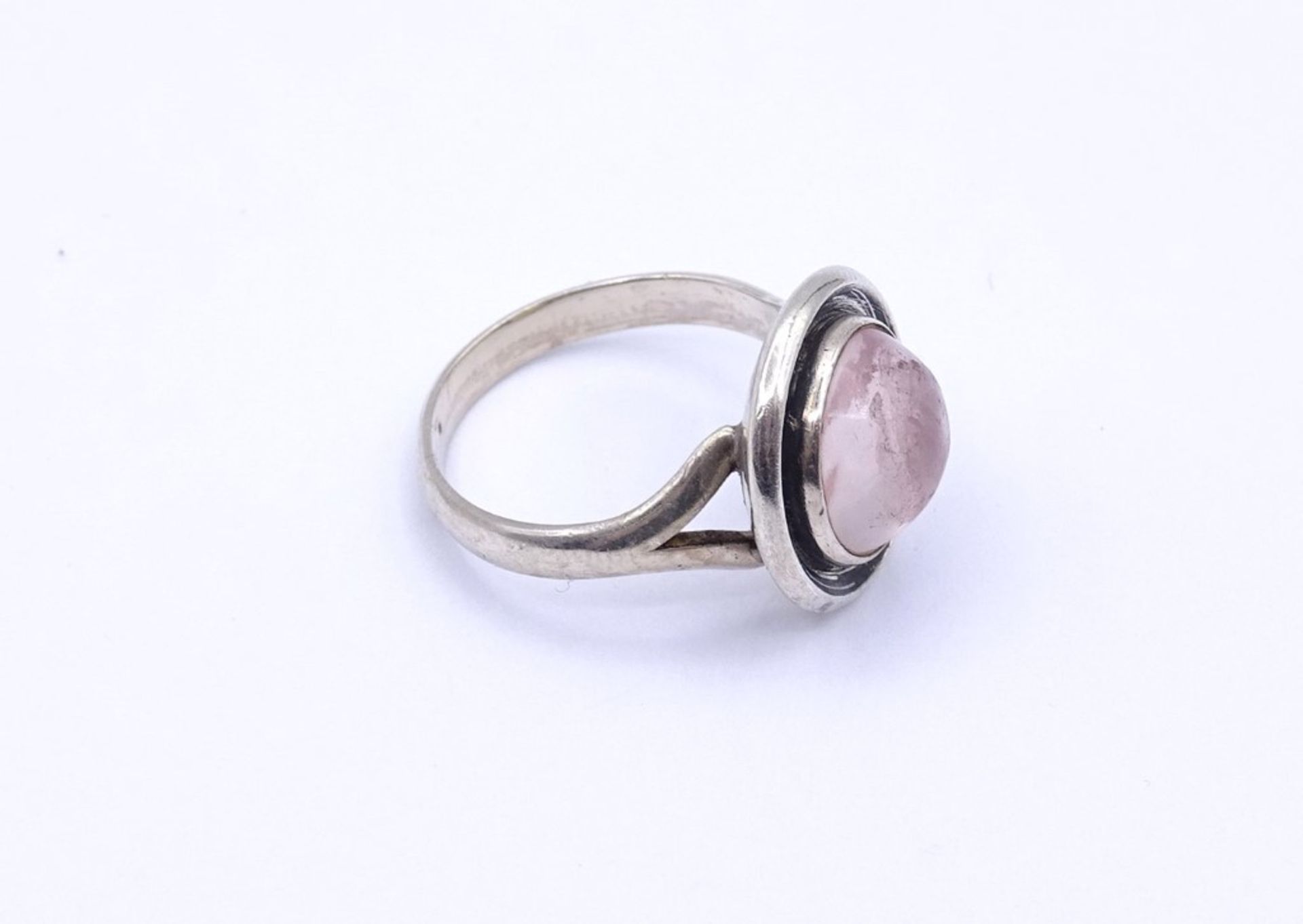 Designer Ring NE FROM Denmark, mit Rosenquarz,Sterling Silber 0.925, 6,2g., RG 56 - Bild 3 aus 4