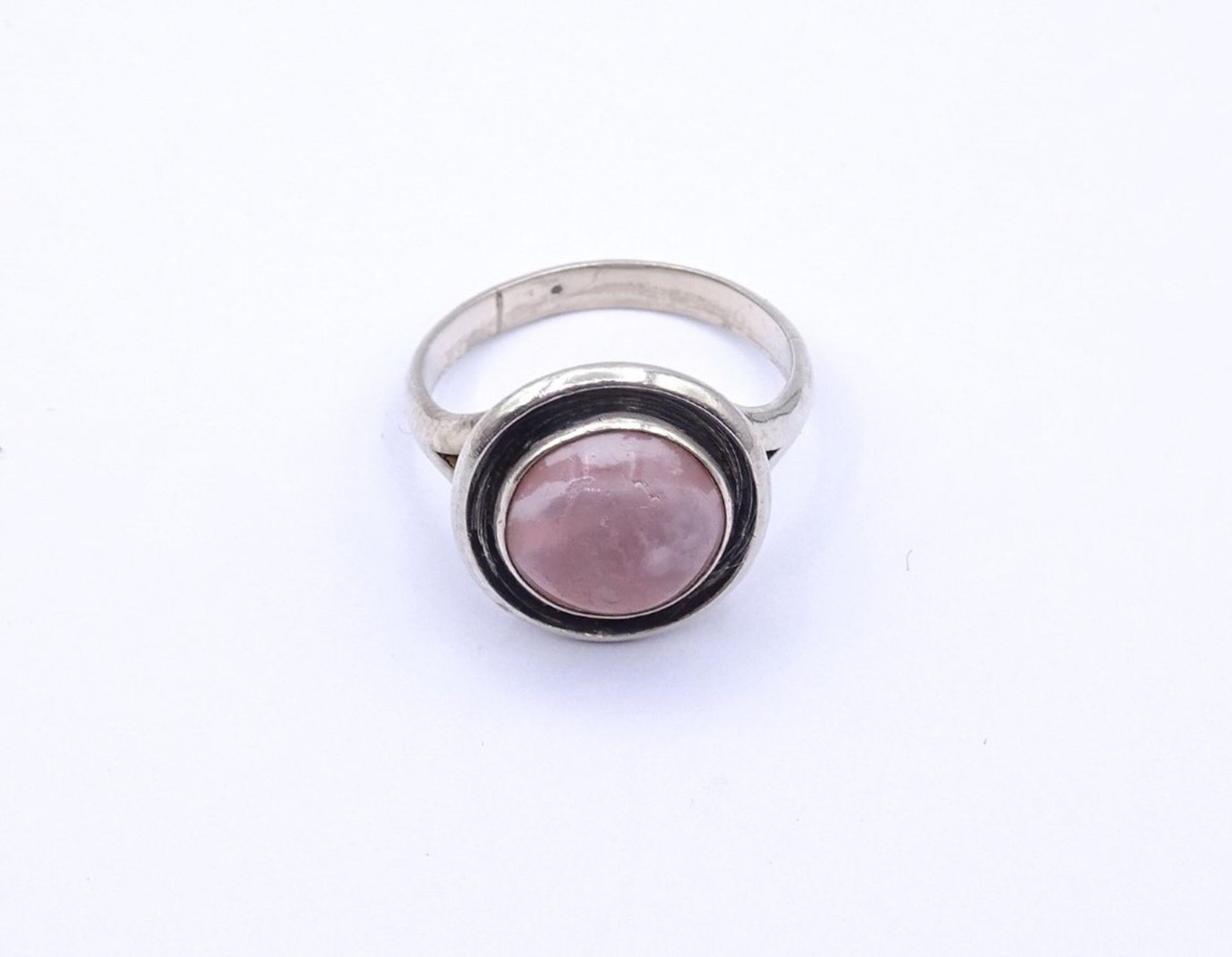 Designer Ring NE FROM Denmark, mit Rosenquarz,Sterling Silber 0.925, 6,2g., RG 56 - Bild 2 aus 4