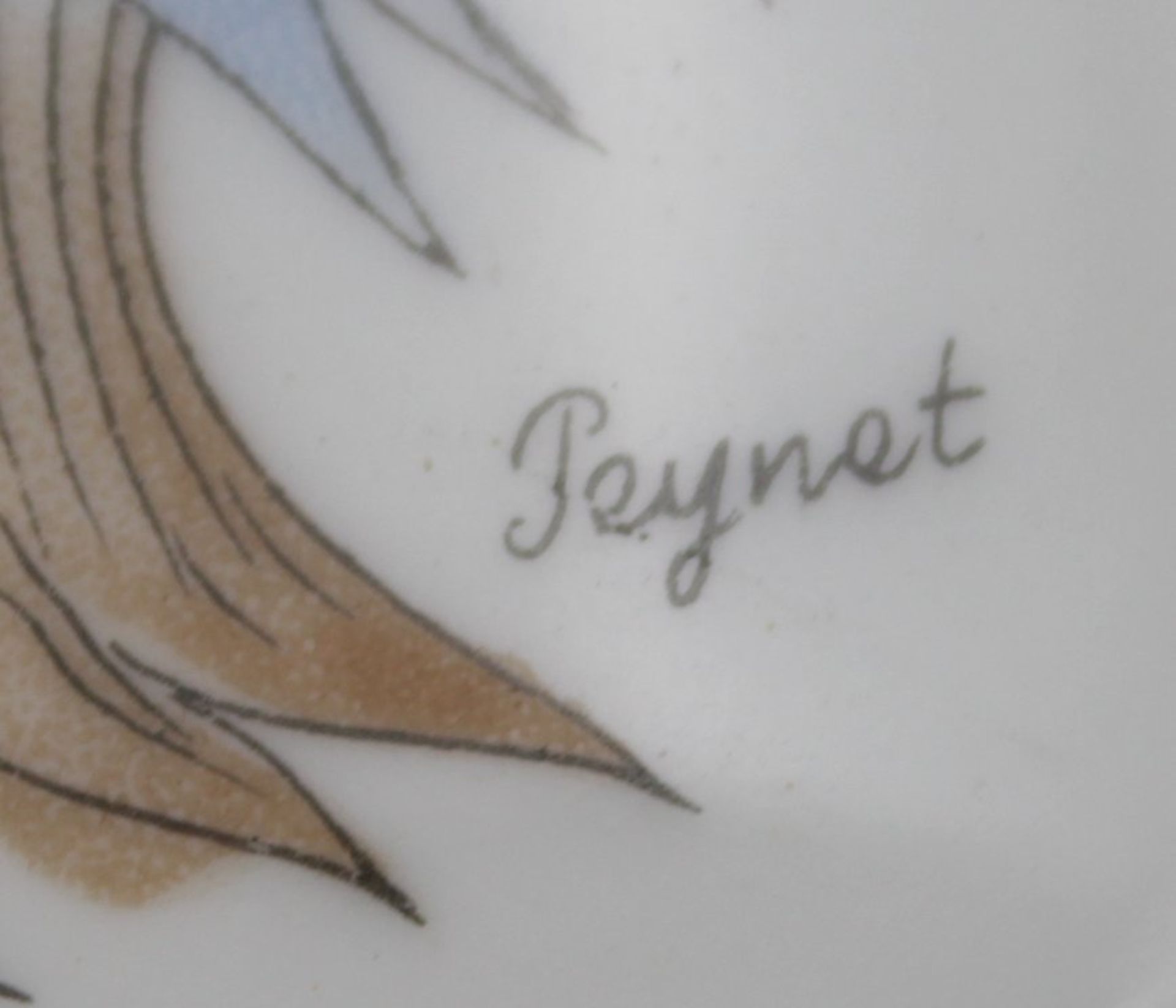Raymond Peynet, Deckeldose, Rosenthal studio-linie, 50er Jahre, H-5,5cm B-15cm. - Bild 2 aus 6