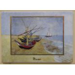 Bildplatte, Goebel, Artis-Orbis, Goebel, Vincent, gerahmt, RG 17,5 x 22cm.