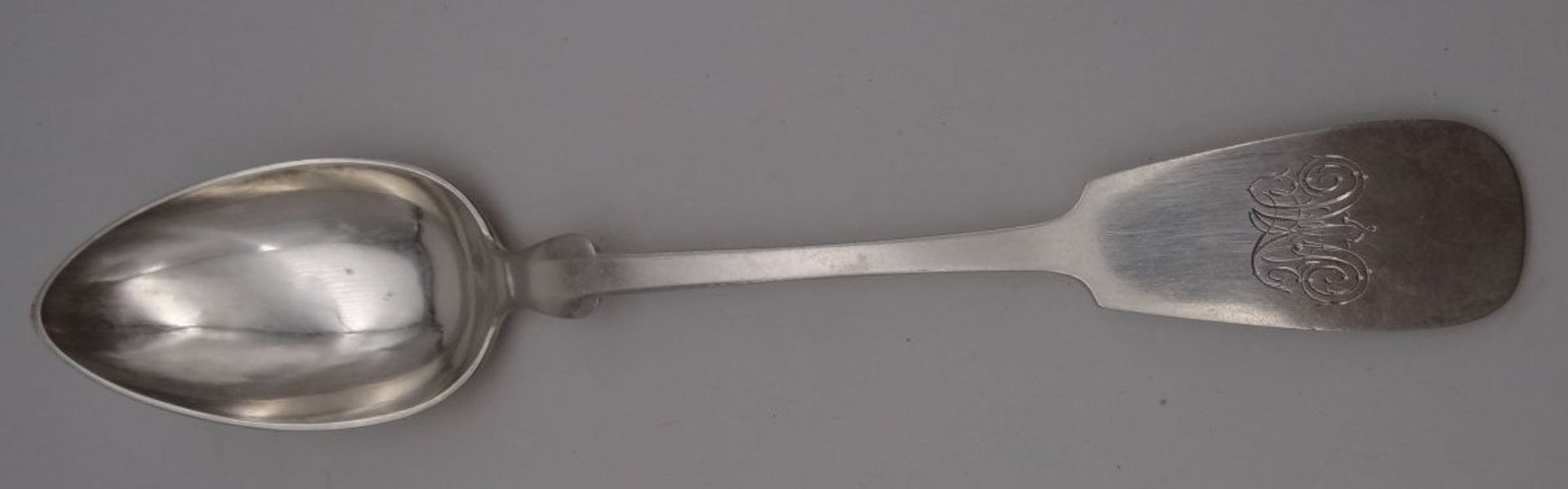 grosser Silber-800- Kloßlöffel, dat. 1897, L-30 cm, 109 gramm