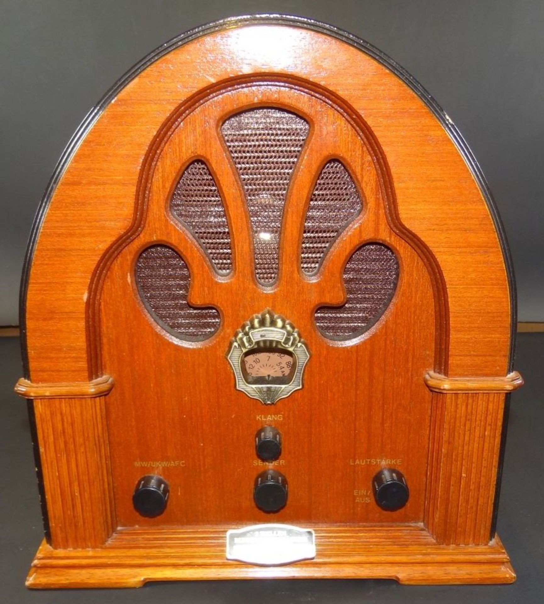 2 Wellen Nostalgie-Radio, 1990, H-32 cm, B-29 cm