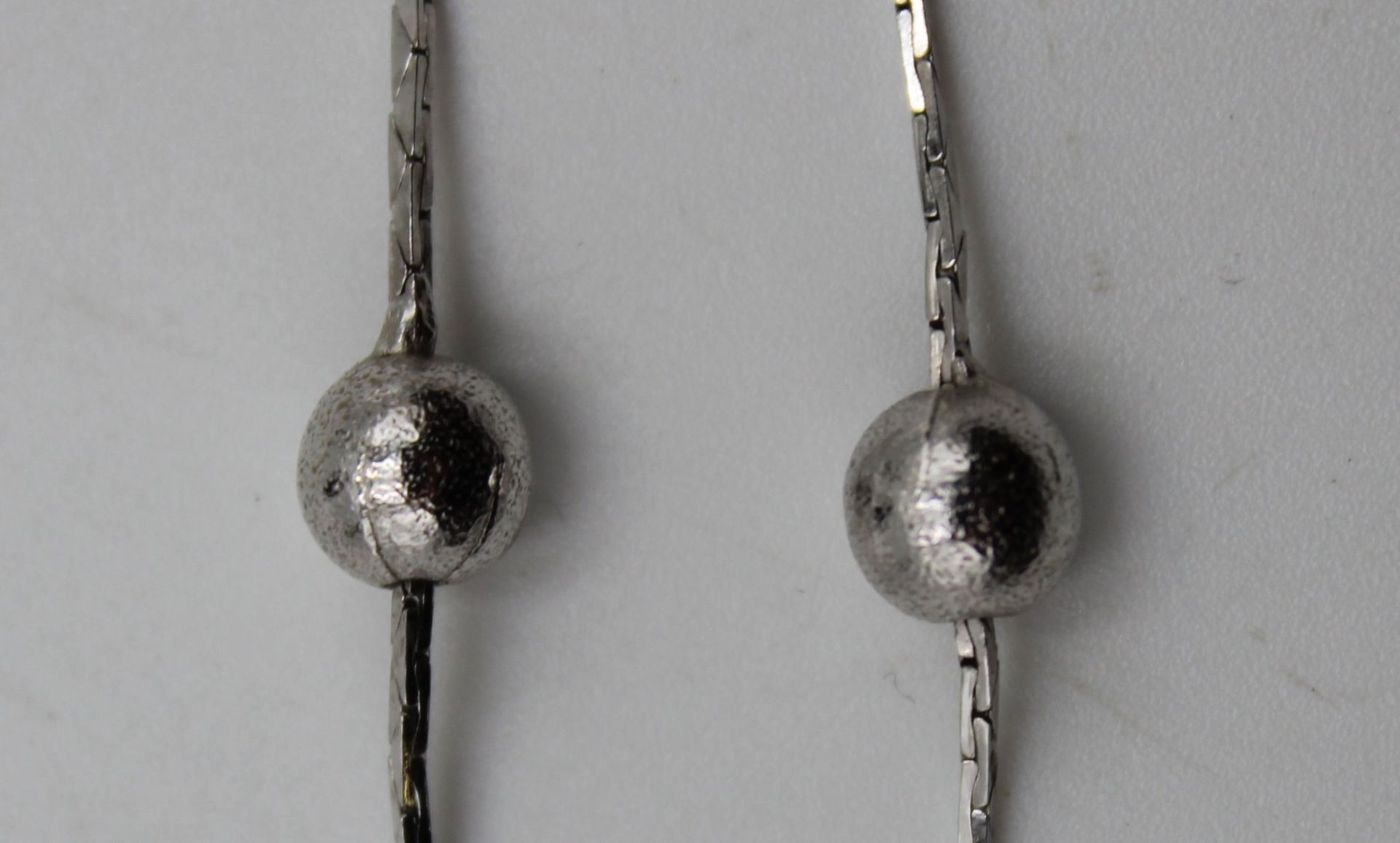 835er Silberkette, ca. 8,1gr., ca. L-80cm. - Bild 3 aus 4