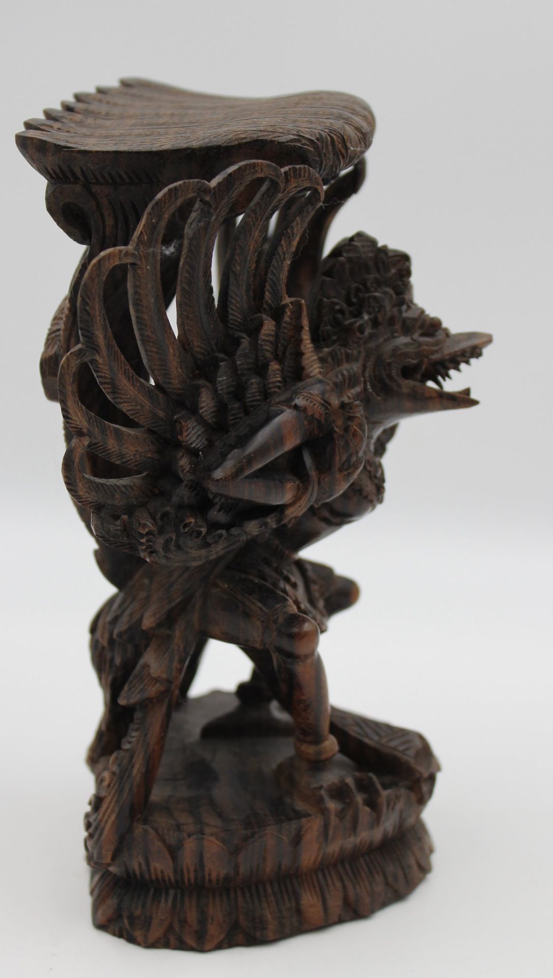 indonesische Holzschnitzerei, Garuda, H-21cm - Bild 2 aus 6