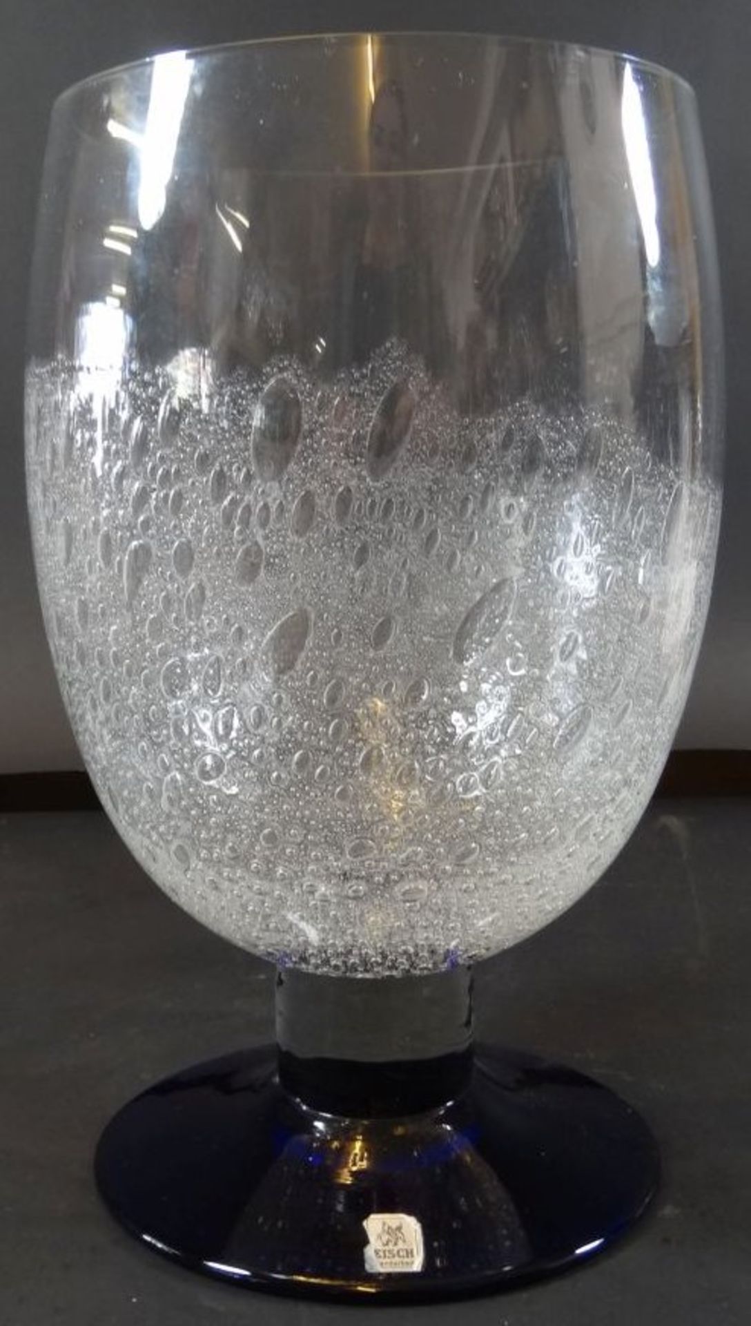 grosse Vase "Eisch" Handarbeit, H-26 cm, D-15 cm, - Bild 3 aus 5