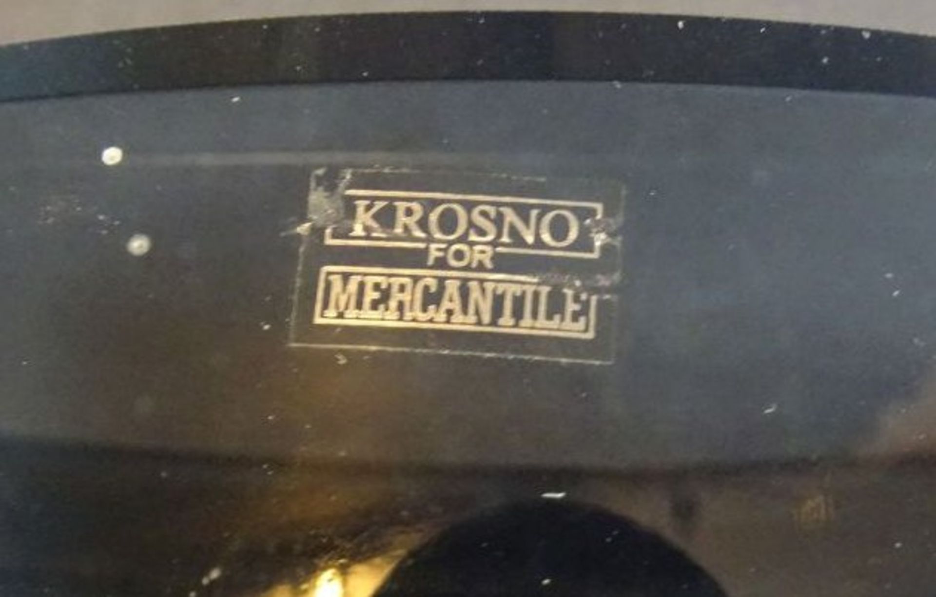 gr. ovoide Vase "Krosno for Mercantile", H-24 cm, B-19 cm - Bild 6 aus 6
