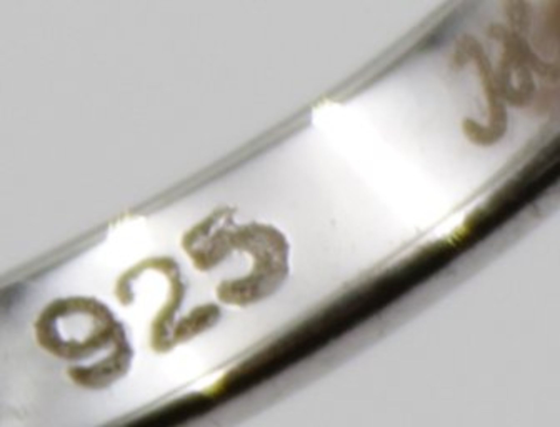925er Silber-Ring mit Perle, 4,4gr., RG 56 - Bild 4 aus 4