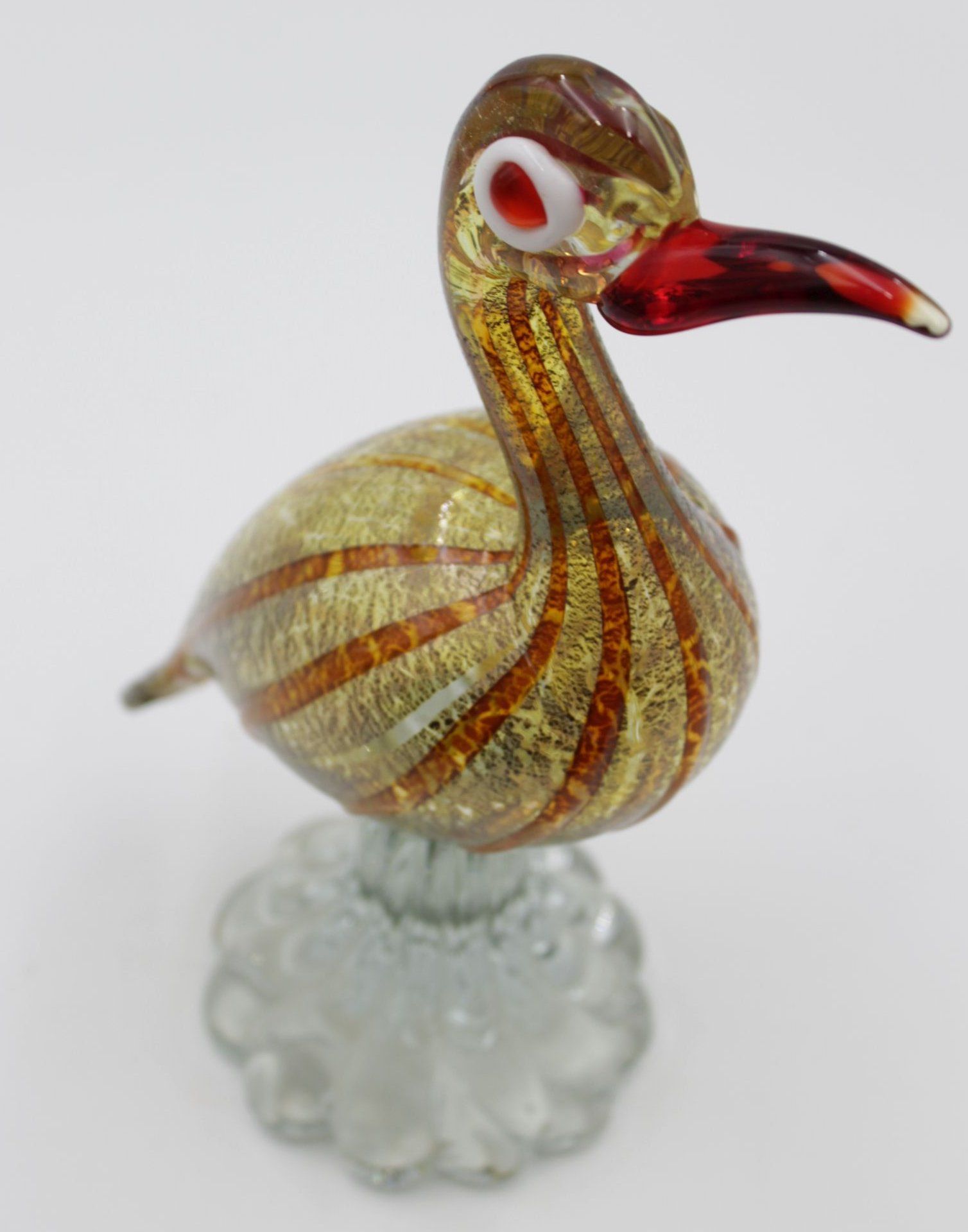 Vogel aus Kunstglas von Murano , H- ca. 25 cm - Bild 2 aus 4