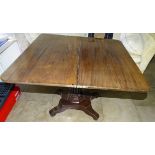 Spieltisch, Mahagoni, guter Zustand, 19.Jhd. H- 63 cm , B- ausgeklappt 85cm x85cm
