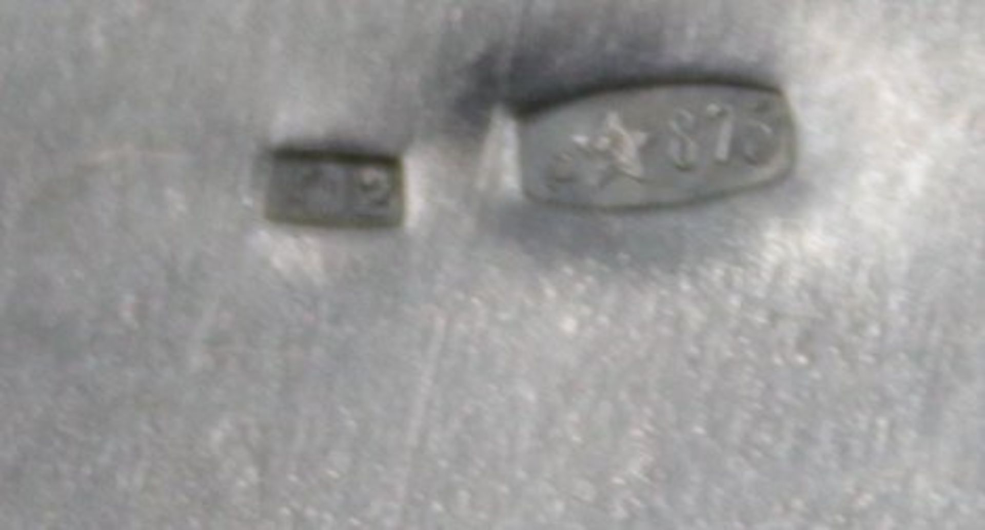Bernsteinbrosche in 875er Silberfassung, 9,9gr., D-3,5cm. - Bild 3 aus 3