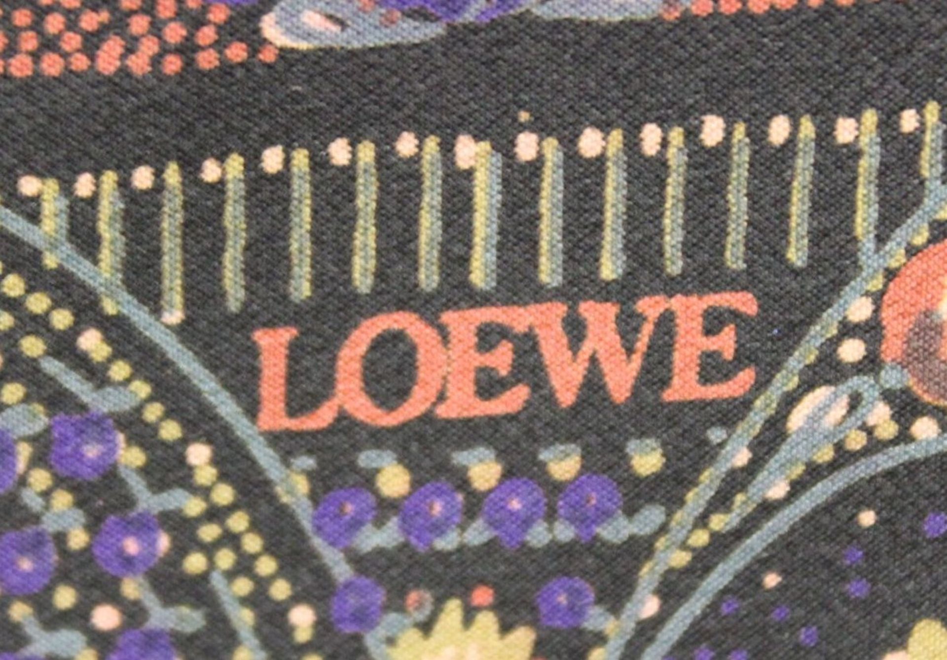 Seidentuch, Loewe, 80 x 80cm. - Bild 3 aus 3