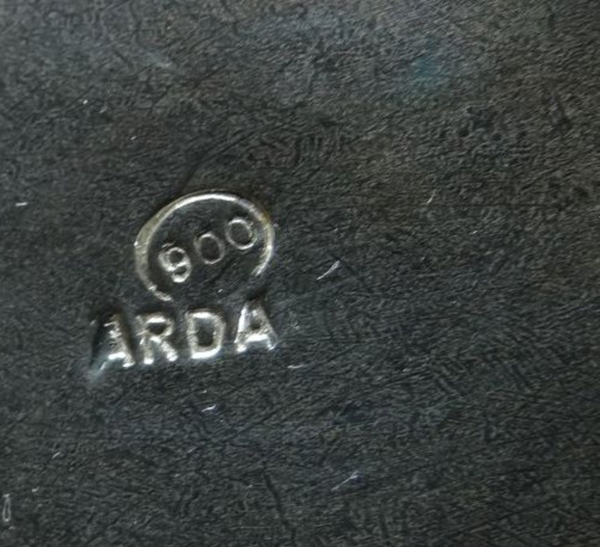 Silbervase-800-, Herst. Arda, H-14 cm, 219 gr. - Bild 4 aus 4