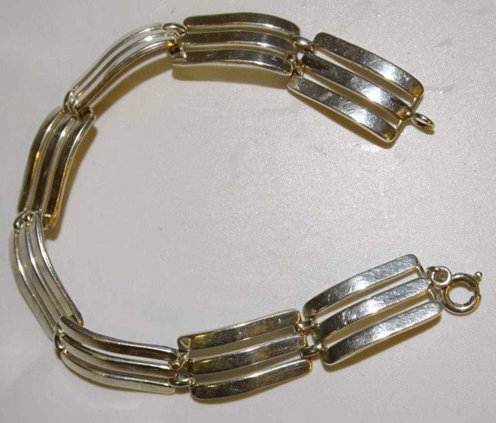 Silber-Armband, geprüft, L-19 cm, 12 gr.