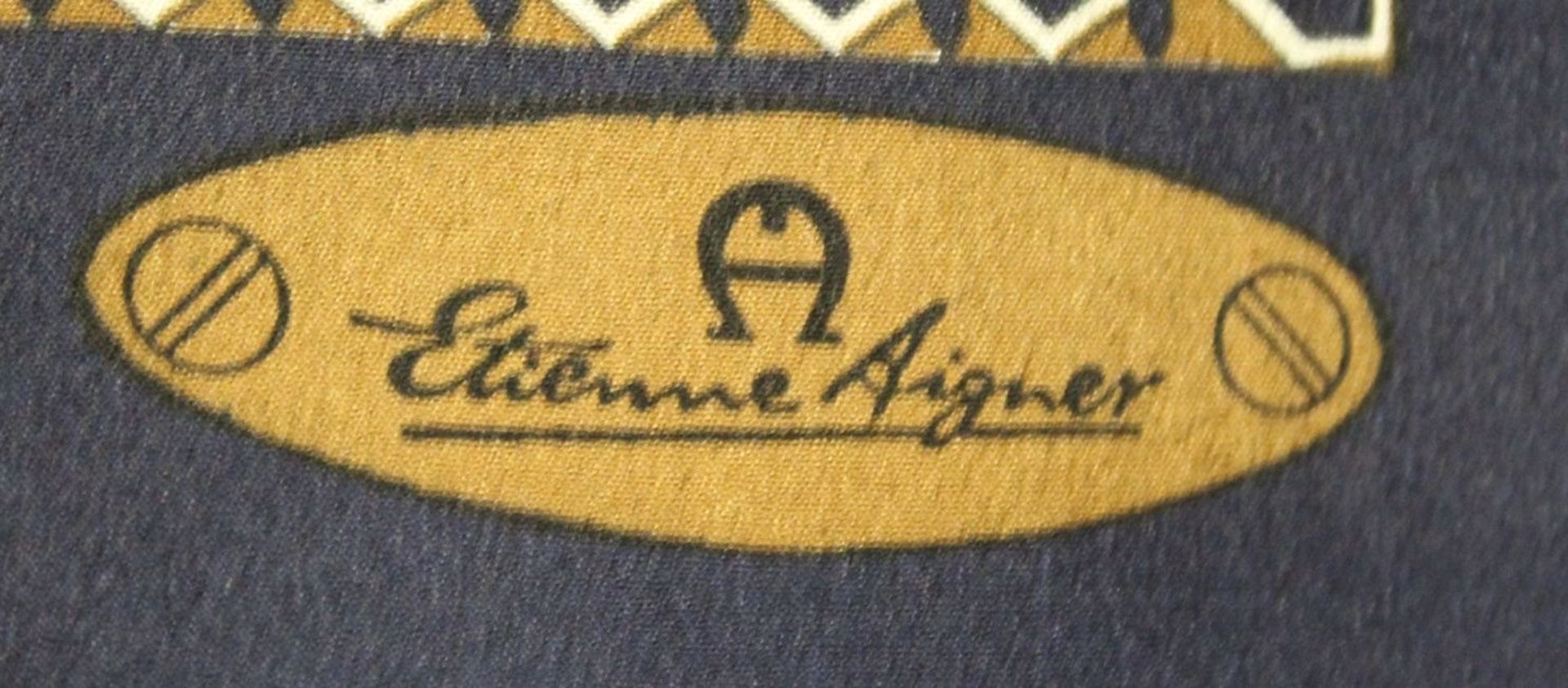 Vintage-Seidentuch, Etienne Aigner, ca. 86 x 82cm. - Bild 2 aus 2