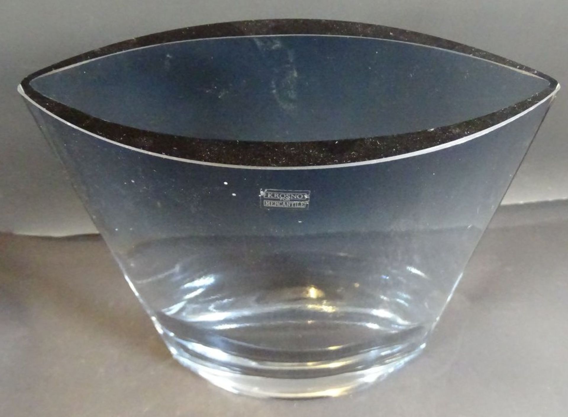 gr. ovoide Vase "Krosno for Mercantile", H-24 cm, B-19 cm - Bild 2 aus 6