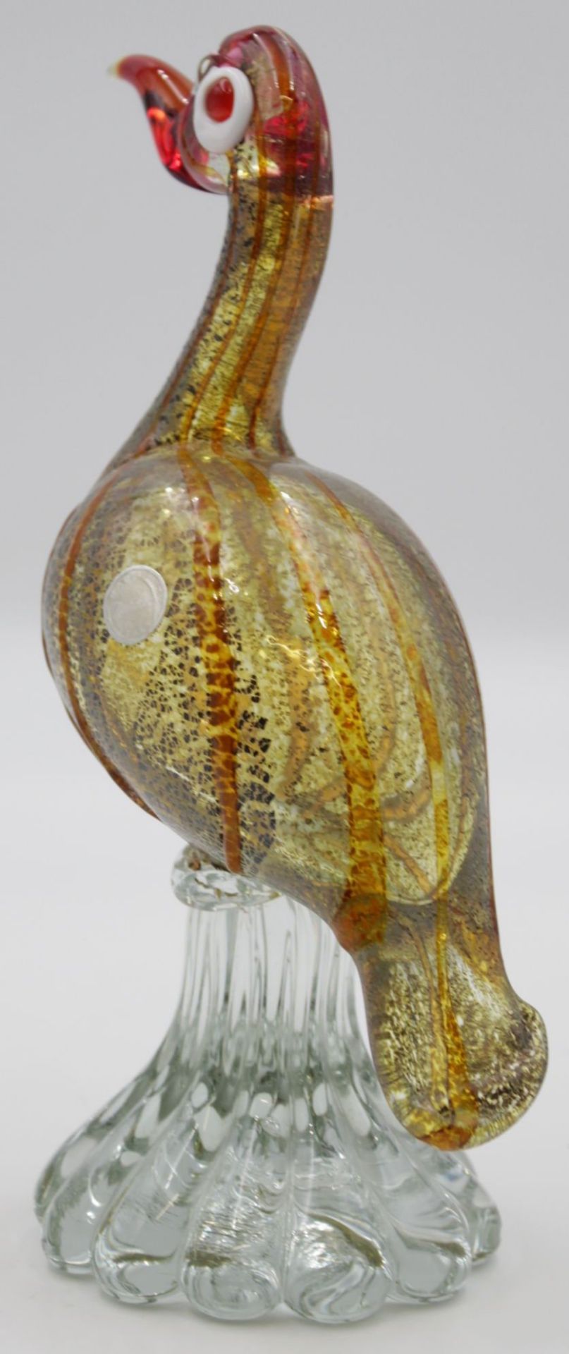 Vogel aus Kunstglas von Murano , H- ca. 25 cm - Bild 4 aus 4