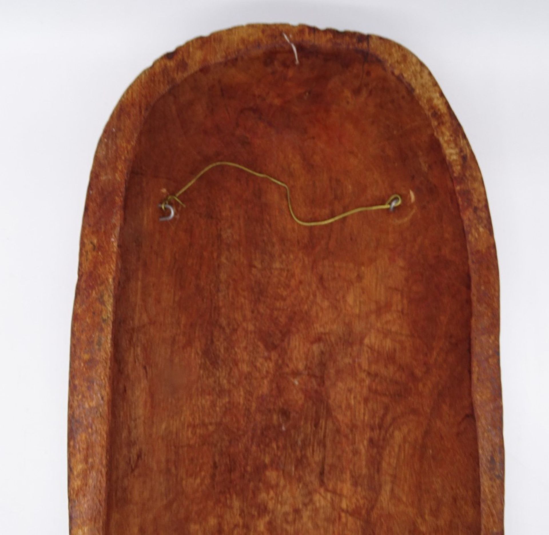 2 Holzmasken, Afrika?, L. 60 cm - Bild 4 aus 9