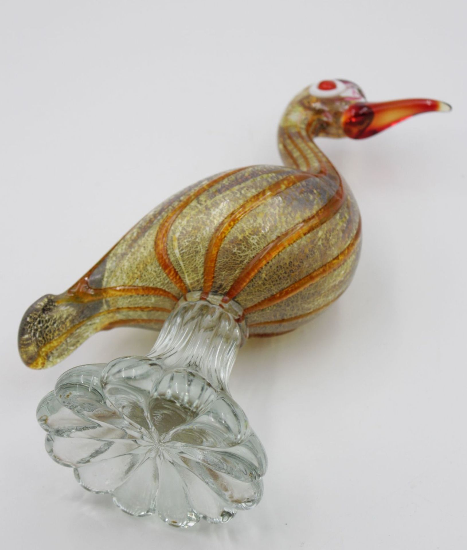 Vogel aus Kunstglas von Murano , H- ca. 25 cm - Bild 3 aus 4