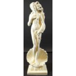 Statuette "Die Geburt der Venus" H-40 cm, Stuck