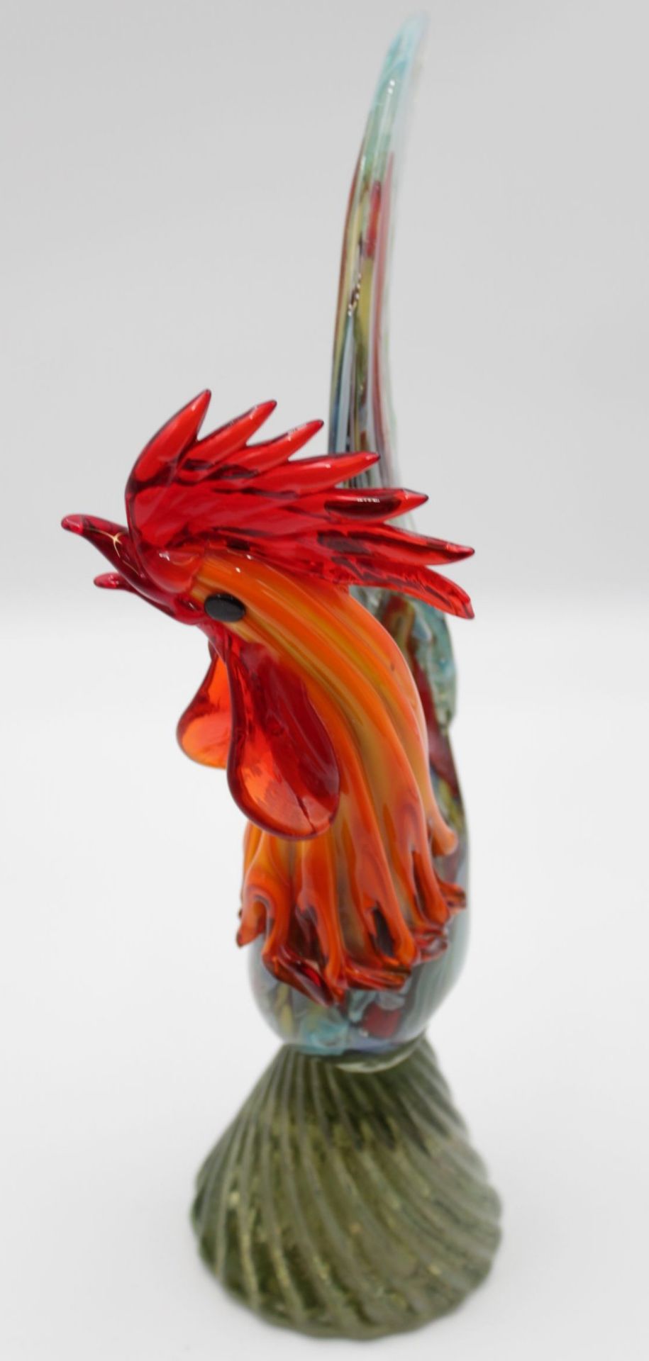 Großer Hahn von Murano aus Kunstglas , in sehr guten Zustand . - Bild 4 aus 4