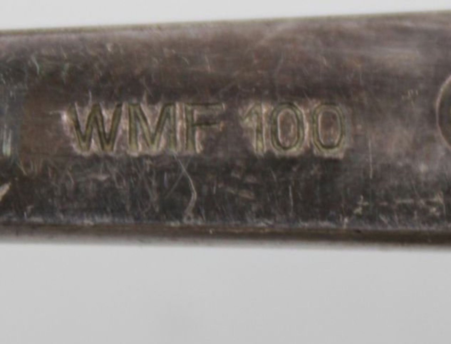 9x Vorlegeteile WMF Fächermuster , 100 Auflage . Kelle Länge 29cm - Bild 4 aus 4
