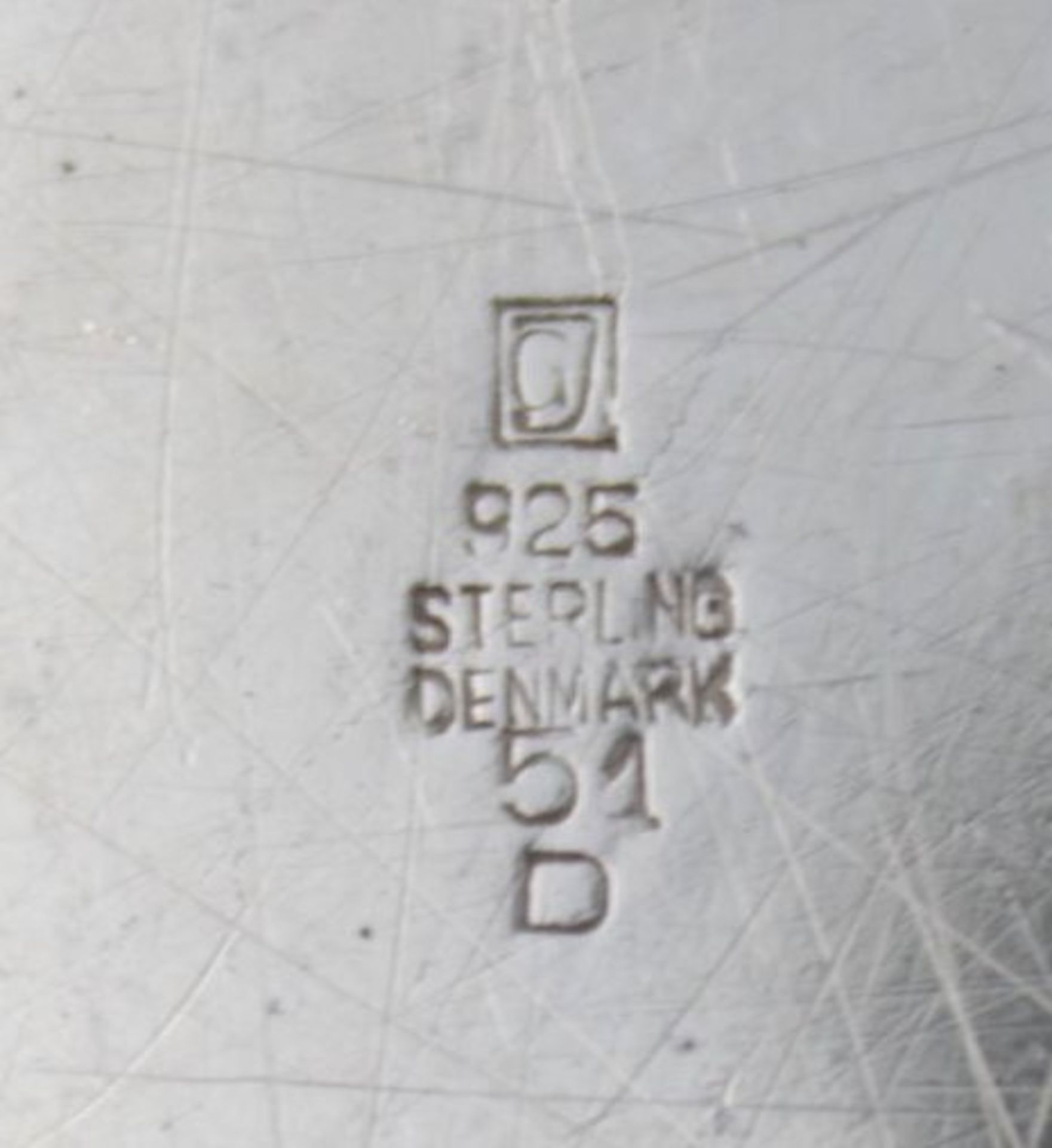 Untersetzer Georg Jensen Nr.51d  , Silber 925 Gewicht 80 gr. D- 10,5 cm - Bild 3 aus 3