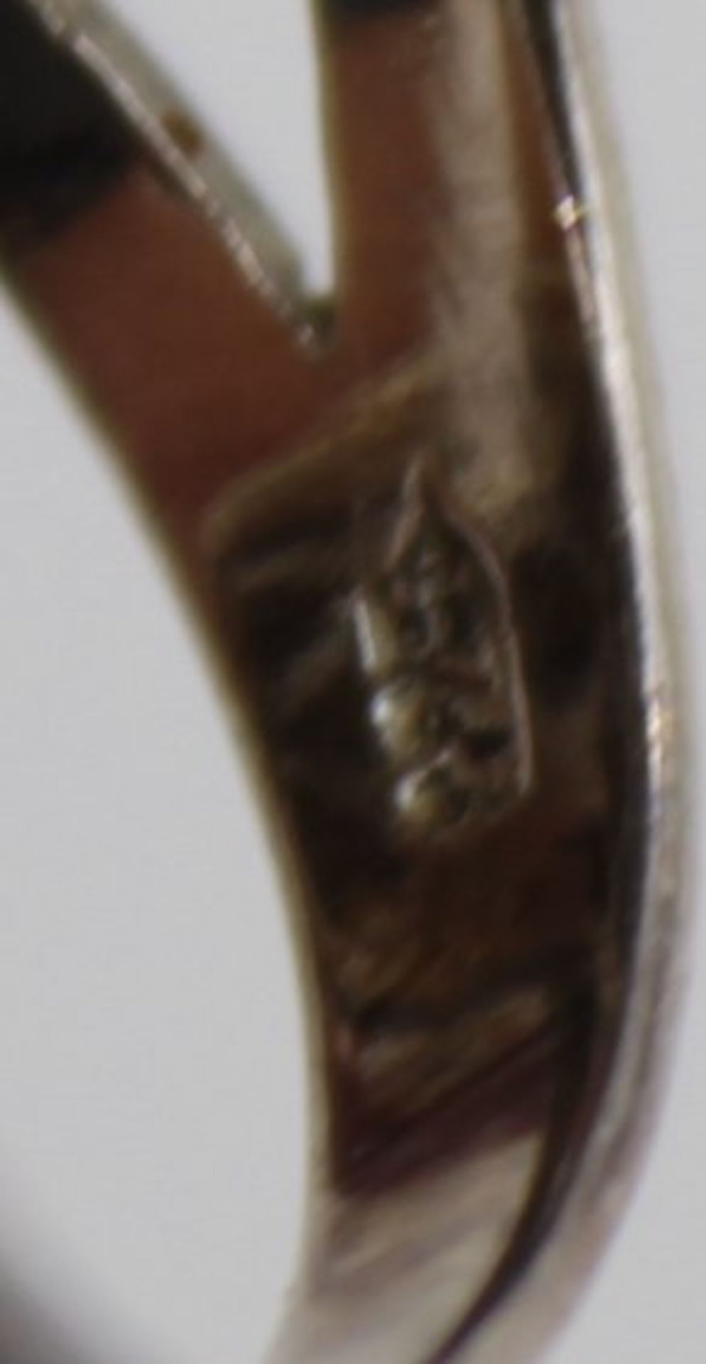 925er Silber-Ring mit gr. Tigerauge, RG 56, ca. 13,5gr. - Bild 5 aus 5