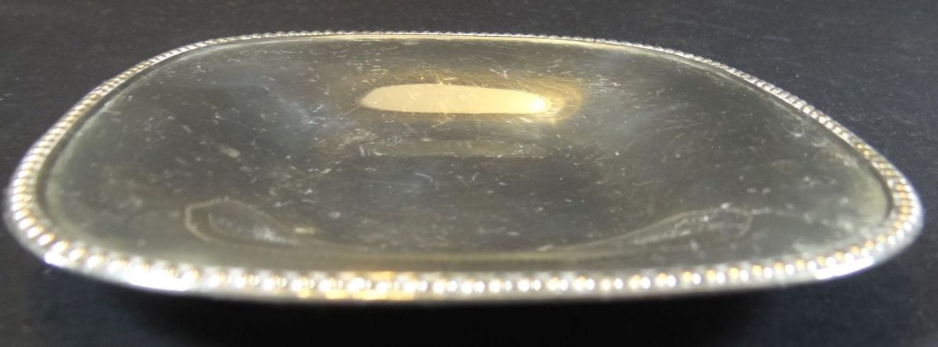 eckige kleine Silberschale-835-, Wilkens-Bremen, 12,5x12,5 cm, 59 gr. - Bild 2 aus 5