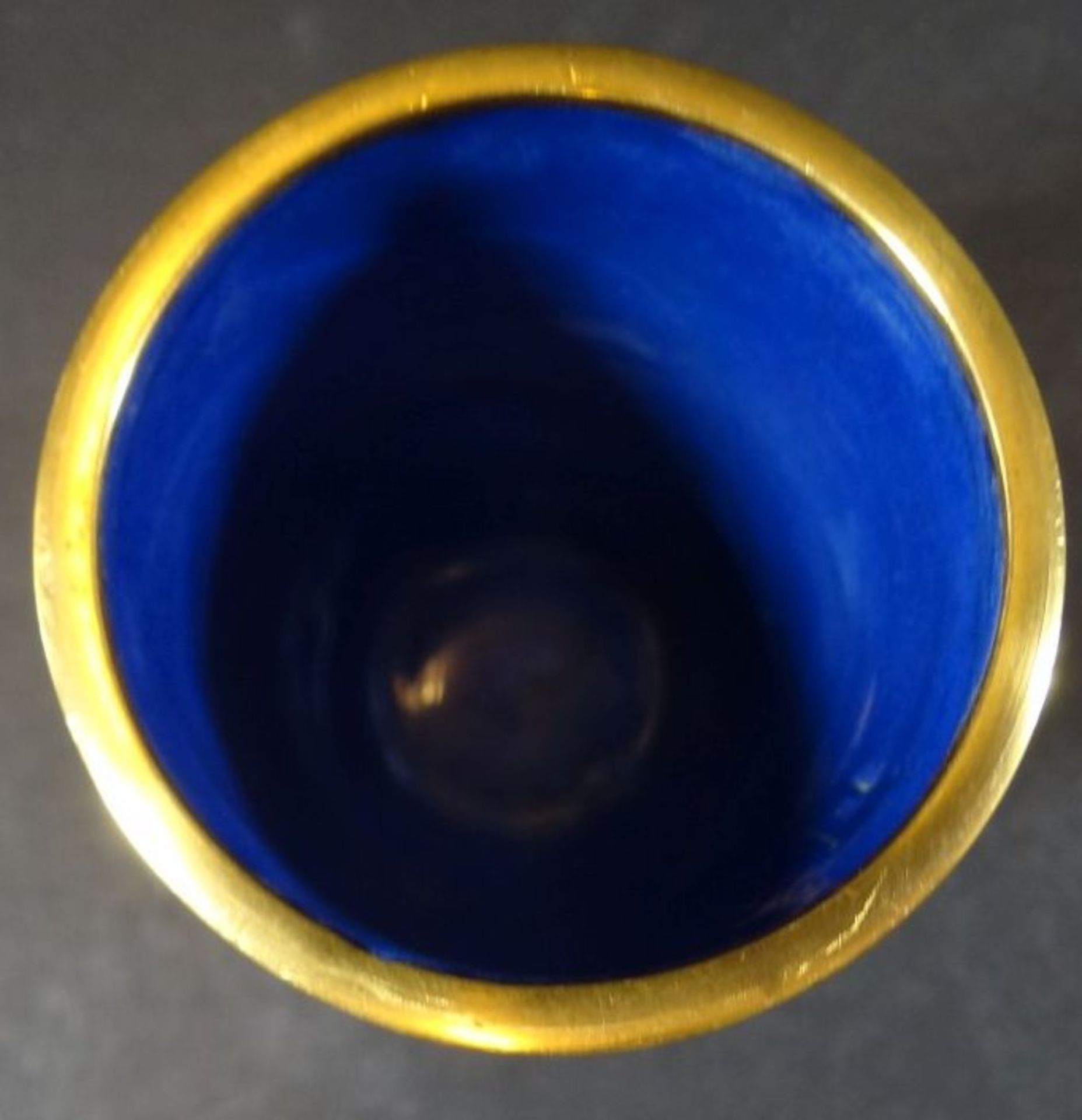 kl. Cloisonne-Vase, H-7,5 cm, gut erhalten - Bild 2 aus 4