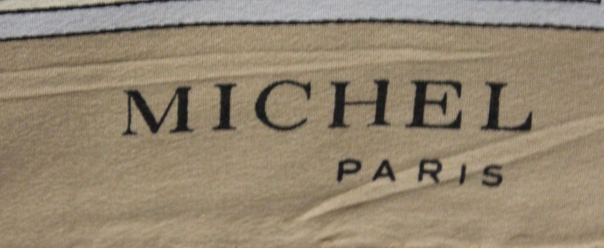 Vintage-Seidentuch, Michel Paris, ca. 70 x 75cm. - Bild 3 aus 3