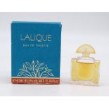 Eau de Toilette "Lalique", 4,5 ml in OPV, diese mit leichten Altersspuren